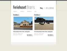 Tablet Screenshot of feriehuset-brons.dk